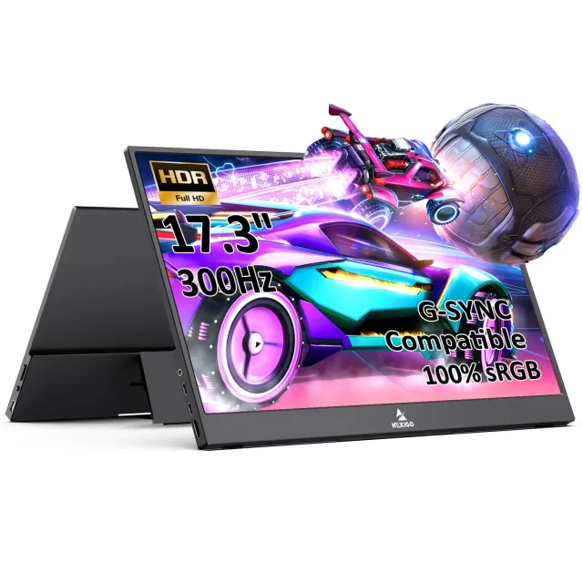 NexiGo NG17FGQ-S Portable Monitor 17.3 Inch 300Hz 1080p