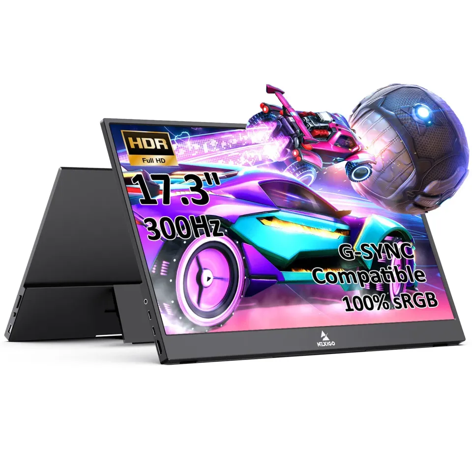 NexiGo NG17FGQ-S Portable Monitor 17.3 Inch 300Hz 1080p