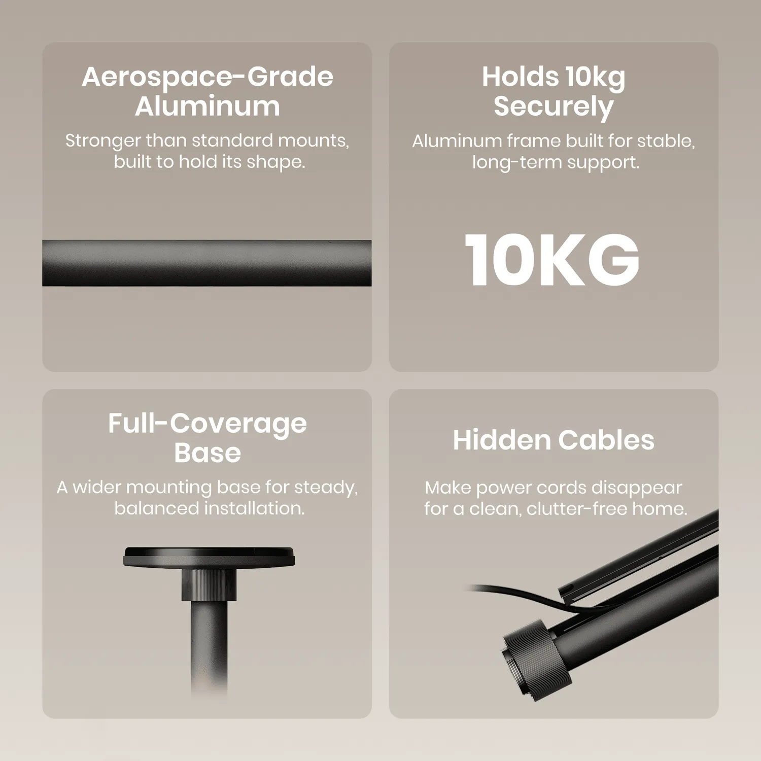 JMGO plafondbeugel N3 Ultimate IRIS aluminium