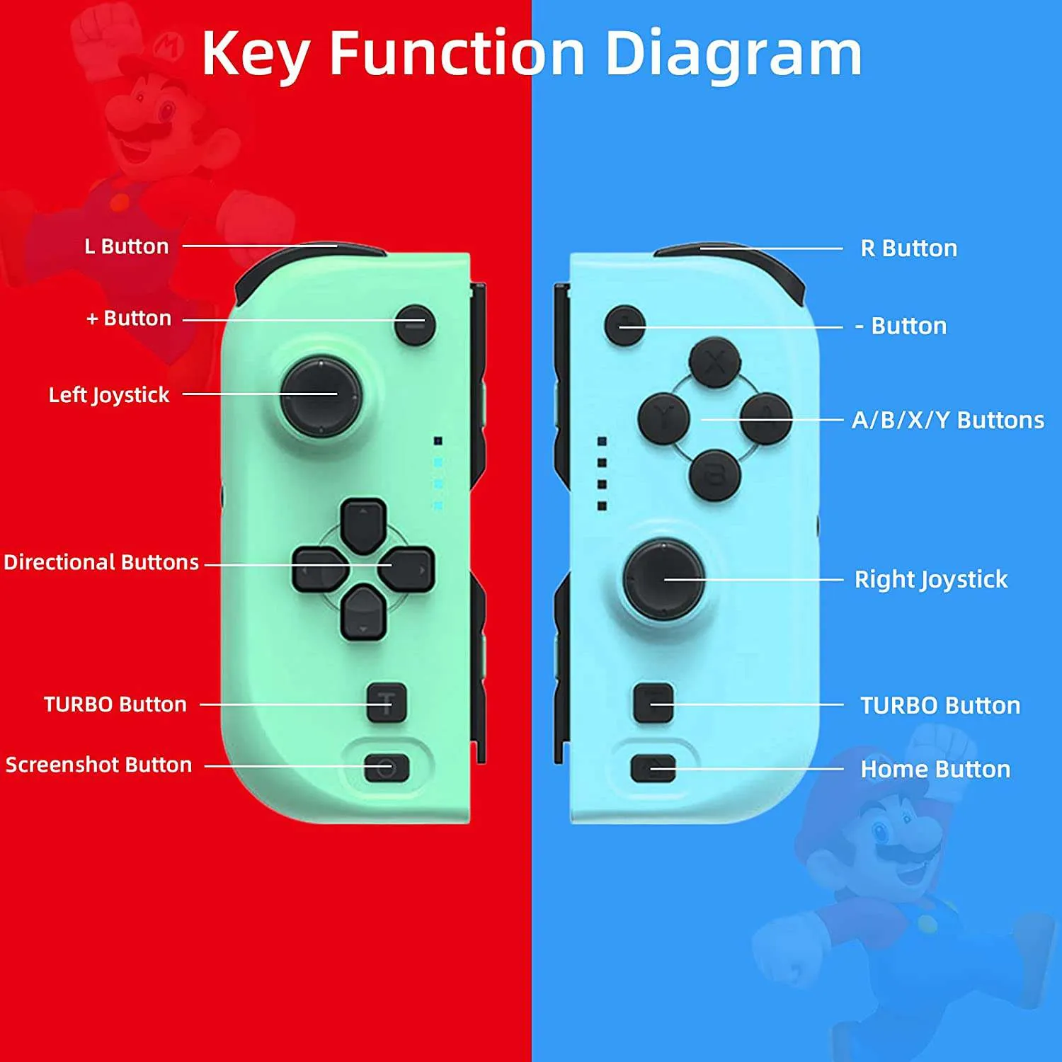 NexiGo Joypad Switch controller draadloos