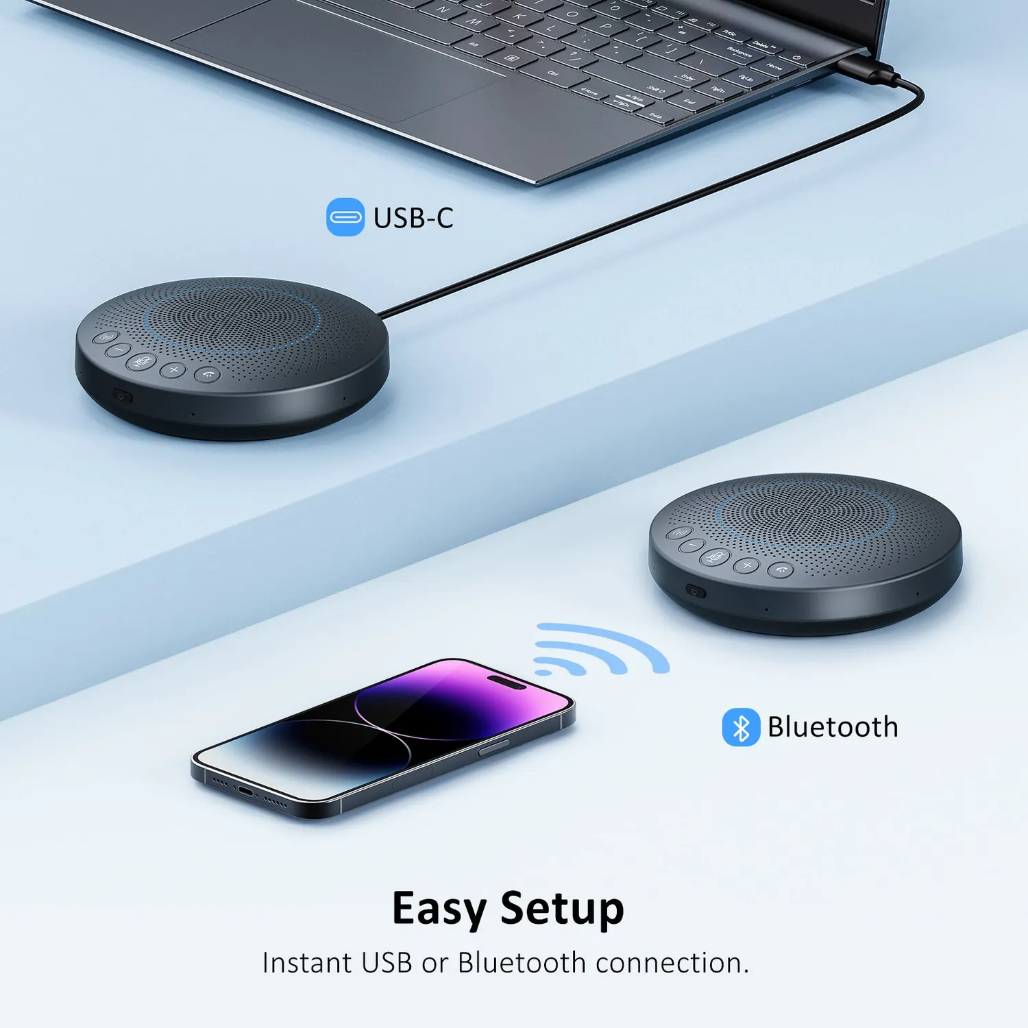 NexiGo SPK03 Bluetooth Speakerphone voor Vergaderen
