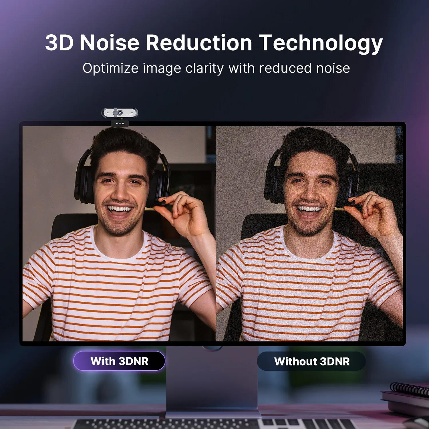 NexiGo N660P Pro 4K-webcam autofocus