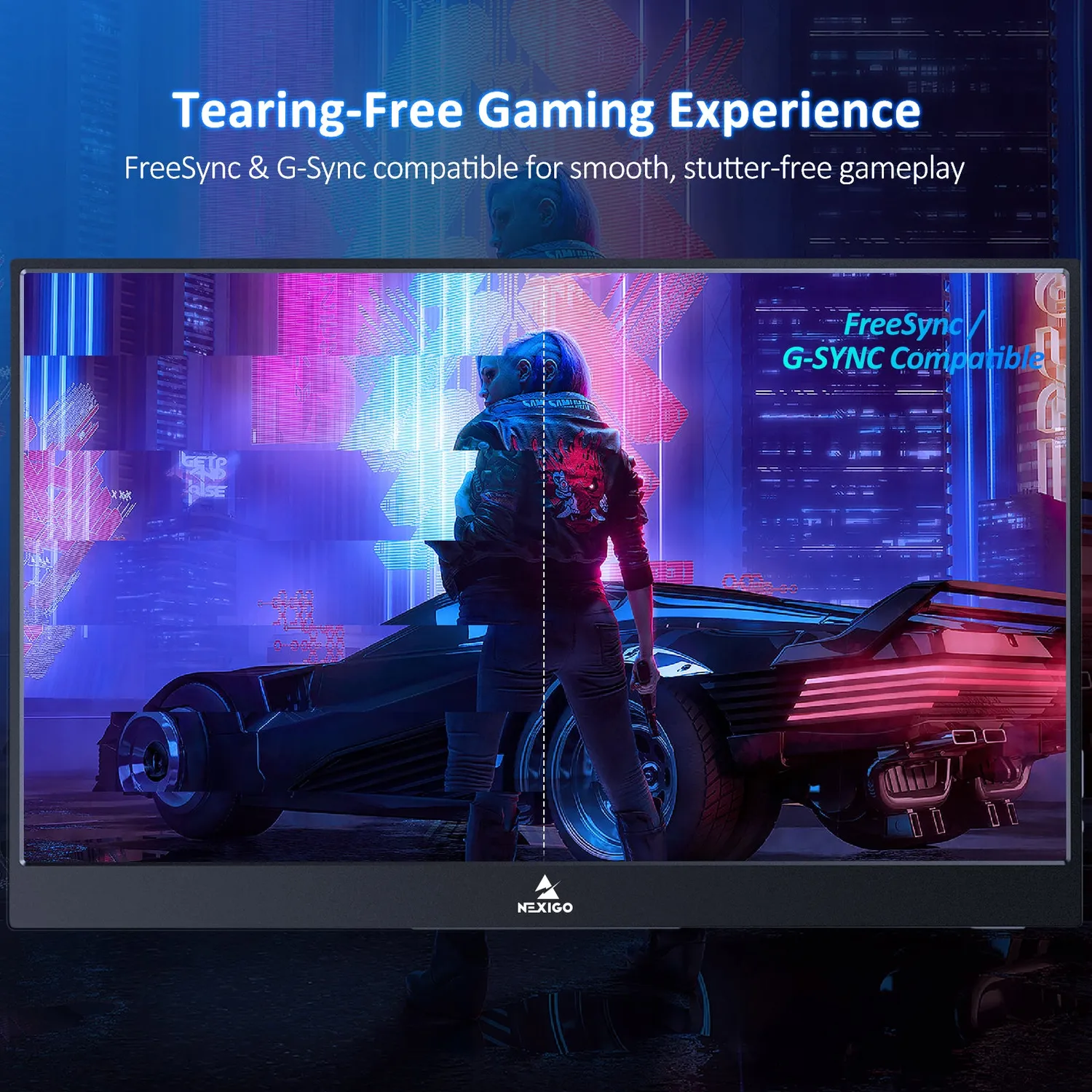NexiGo NG17FGQ-S Portable Monitor 17.3 Inch 300Hz 1080p