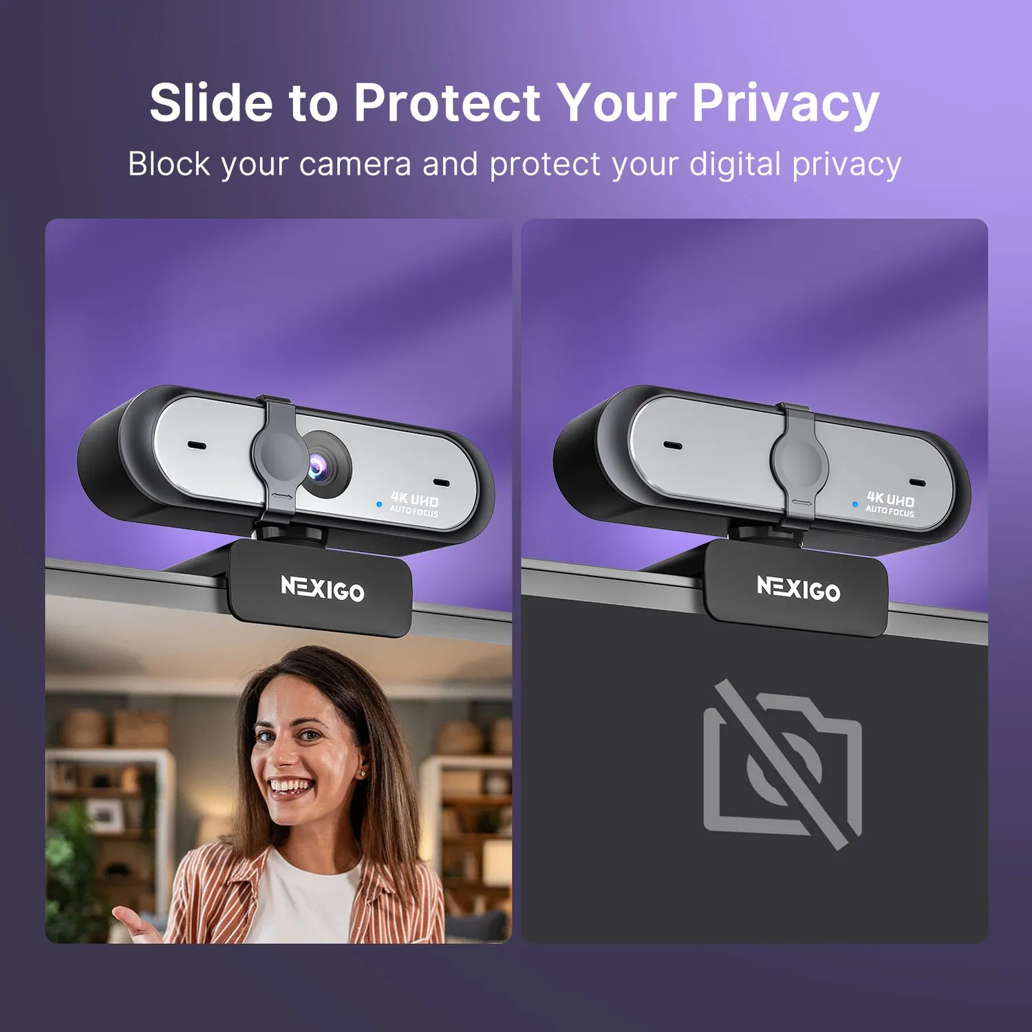 NexiGo N660P Pro 4K-webcam autofocus