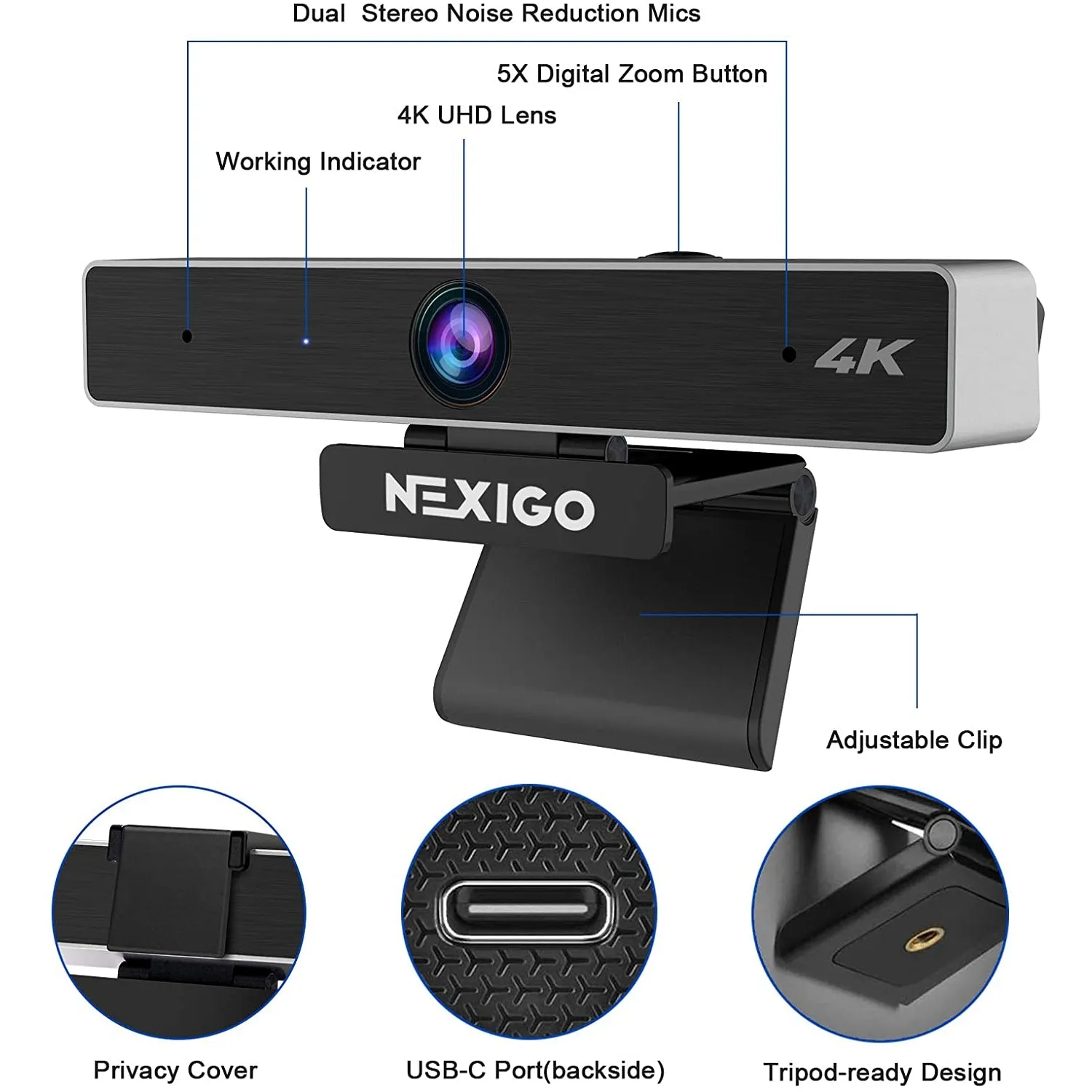 NexiGo N950 4K webcam