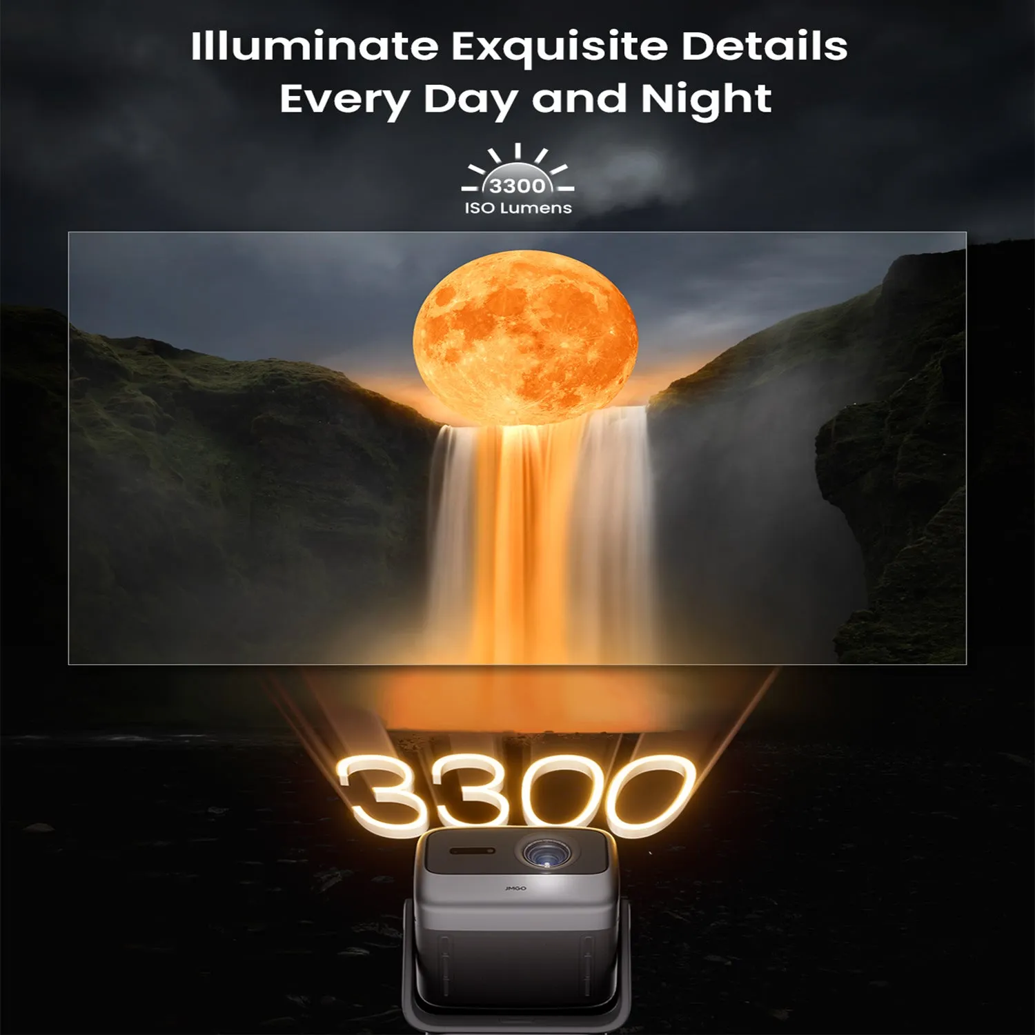 JMGO N1S Ultimate beamer triple laser 3300 lumen