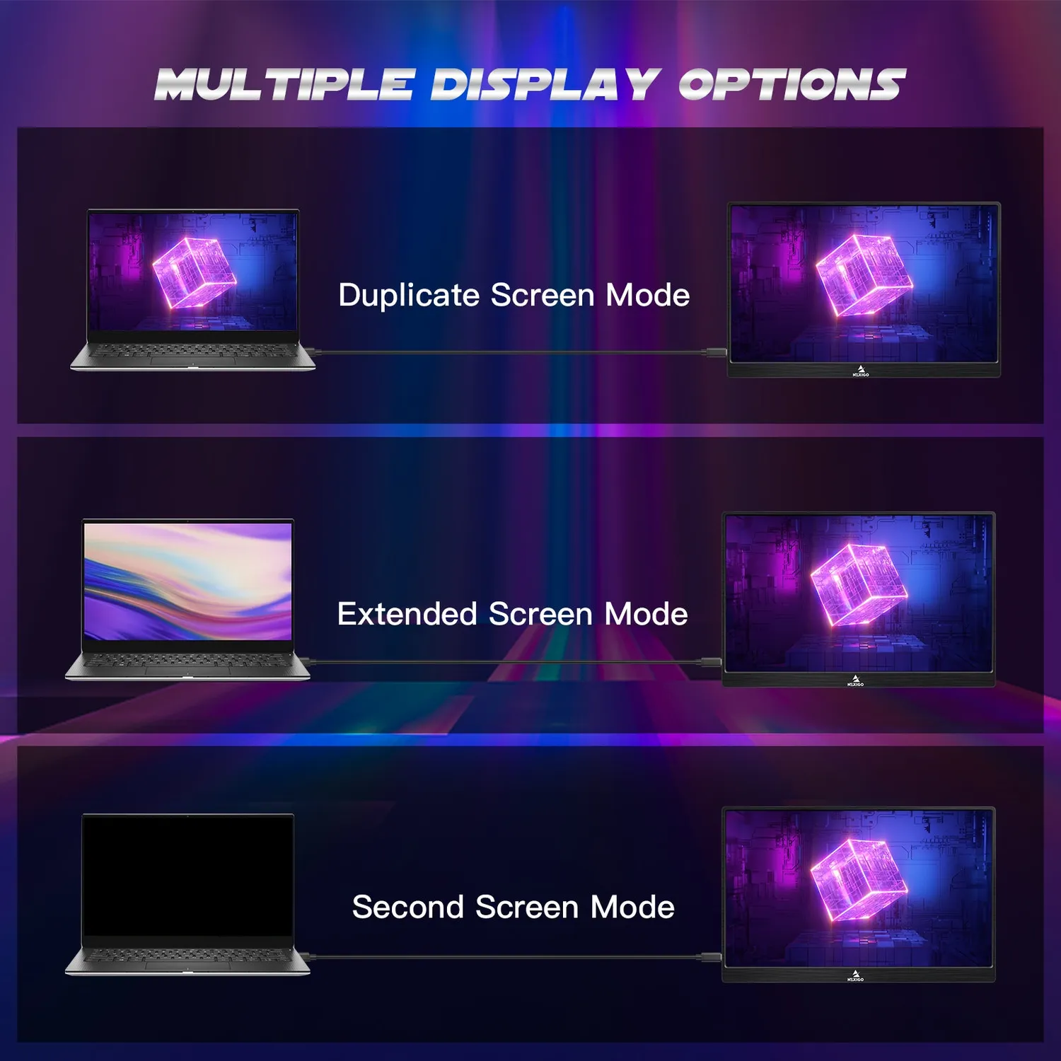 NexiGo NG17FGQ draagbare monitor 17,3 inch 300Hz