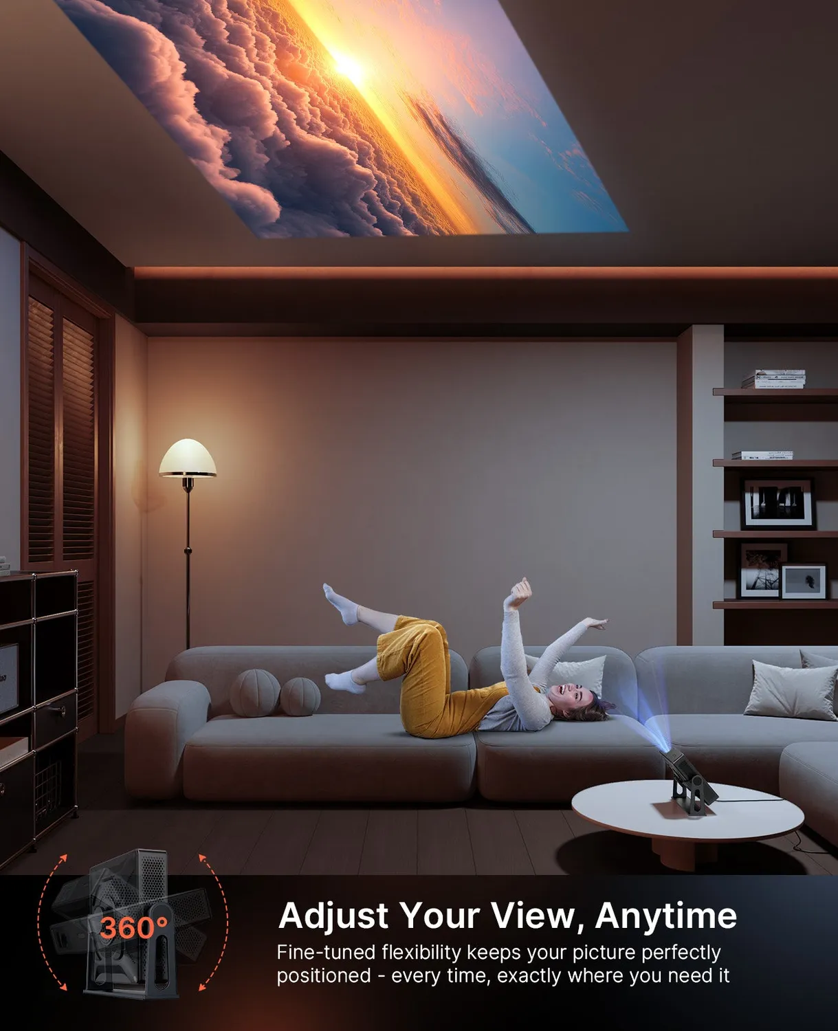 NexiGo TS02 statief Nova Mini 360° projectorstandaard