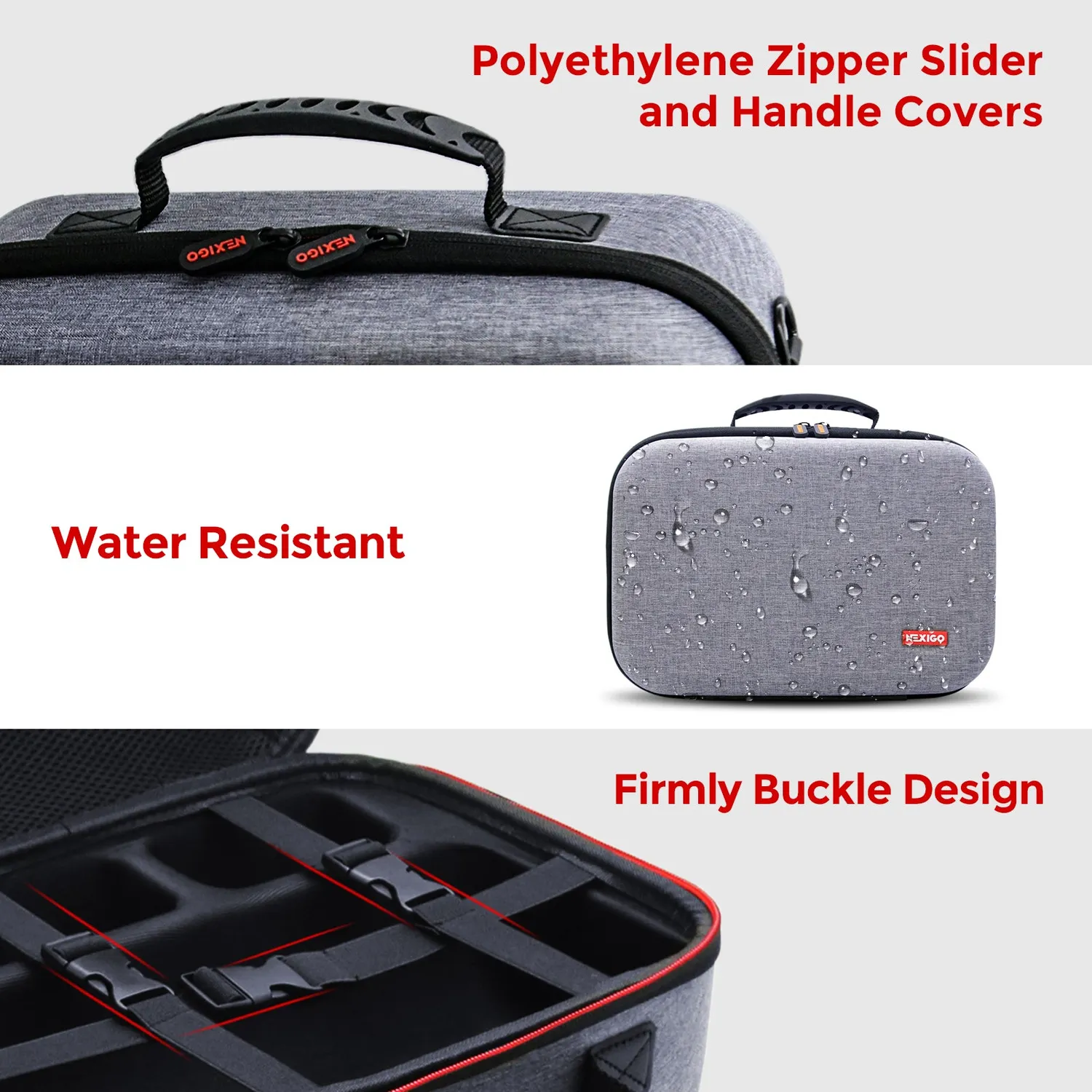 NexiGo Travel Case conference cameratas zwart hardcase