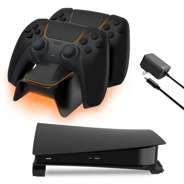 NexiGo PS5 standaard horizontaal met controllerlader