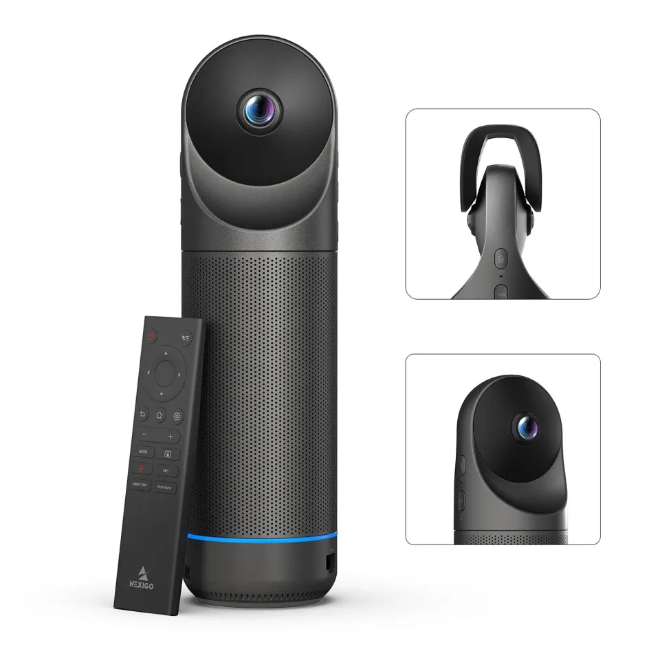 NexiGo 360° conference camera vergadercamera 8 microfoons
