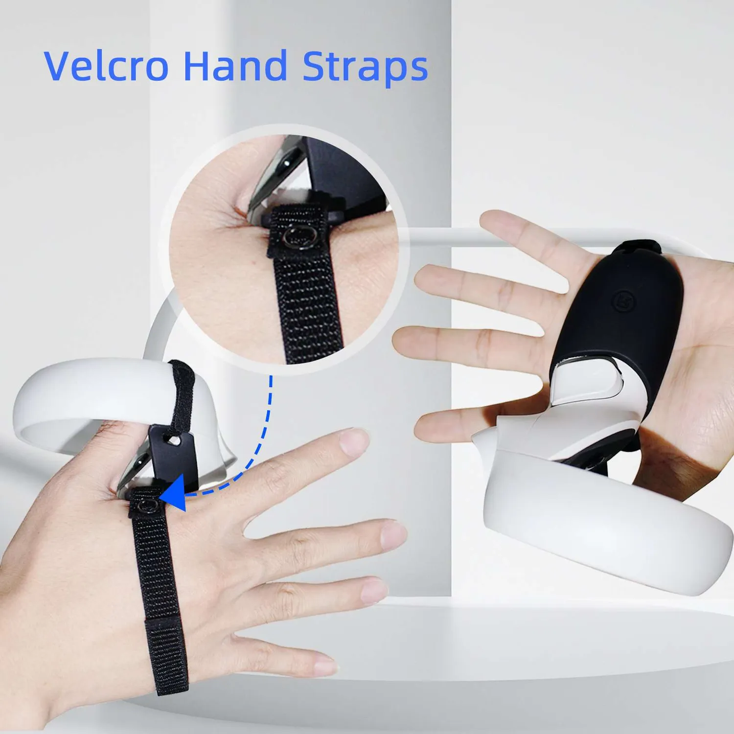 NexiGo Quest 2 grip- en lenscovers zwart