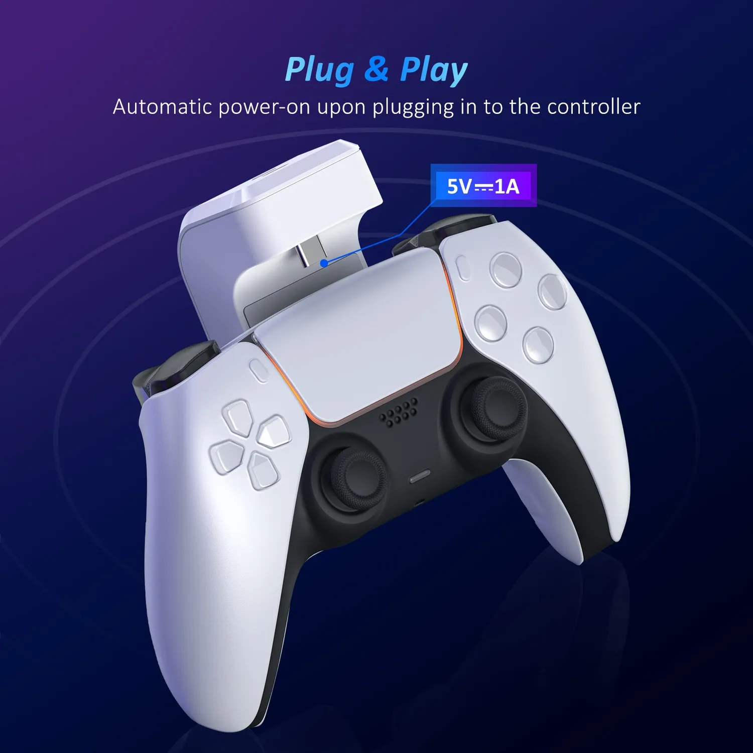 NexiGo PS5 Controller Oplaadbare Accu Batterijpack