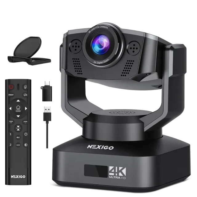NexiGo N990 4K PTZ webcam met 5x zoom
