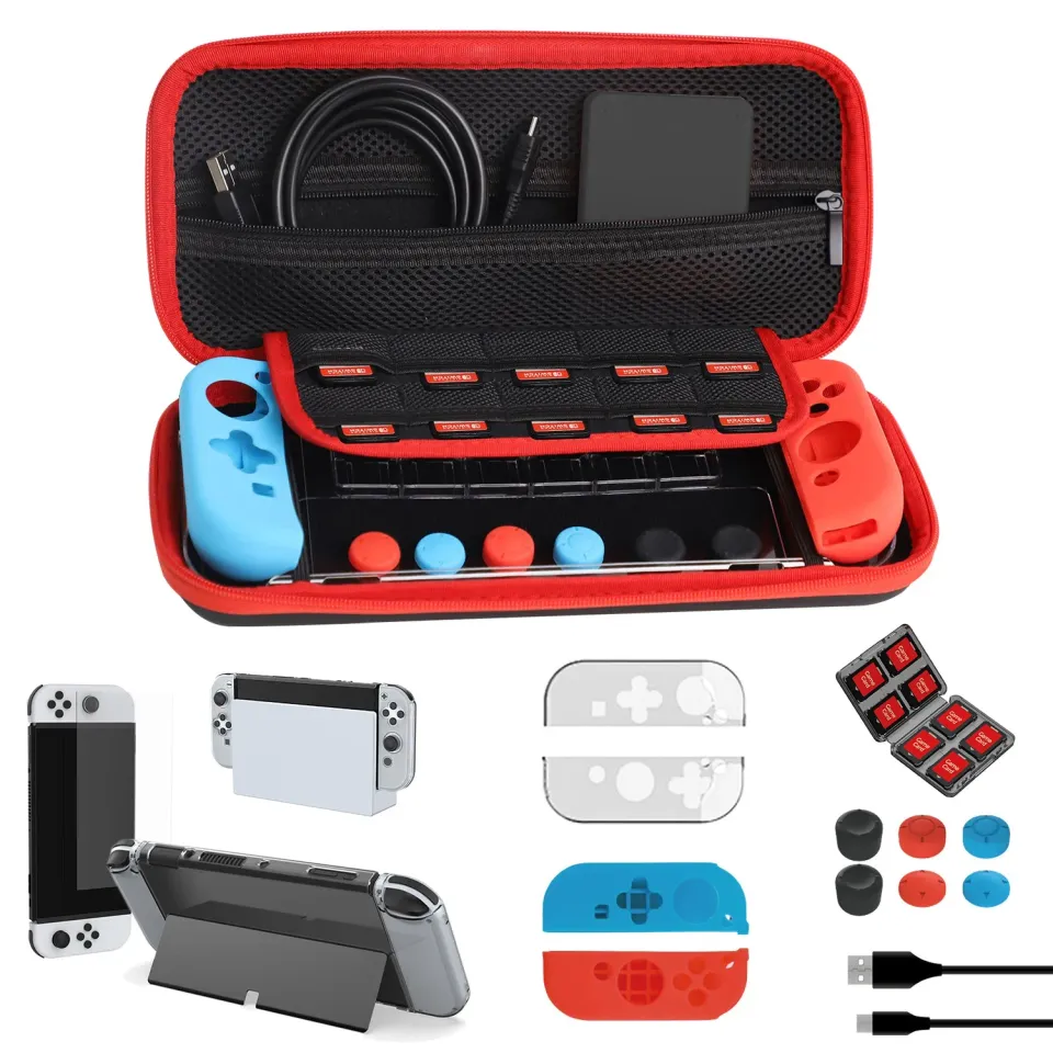 NexiGo Switch OLED draagtas accessoireset