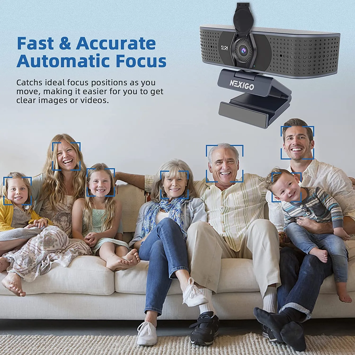 NexiGo N690 4K webcam met autofocus