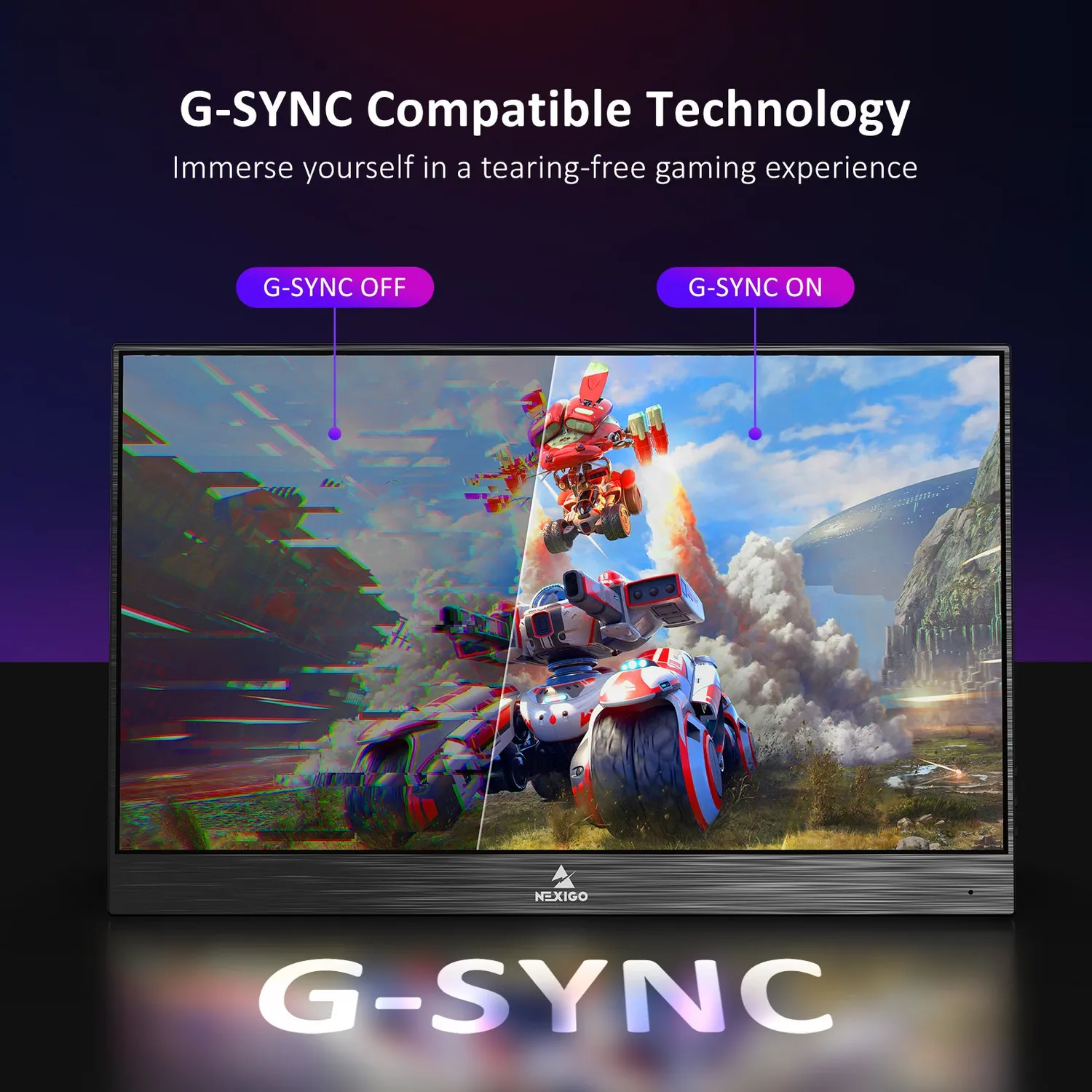 NexiGo NG17FG 17,3 Inch Portable Monitor 144Hz Full HD
