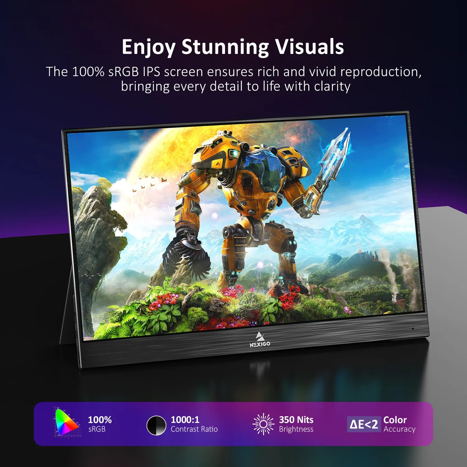 NexiGo NG17FG 17,3 Inch Portable Monitor 144Hz Full HD