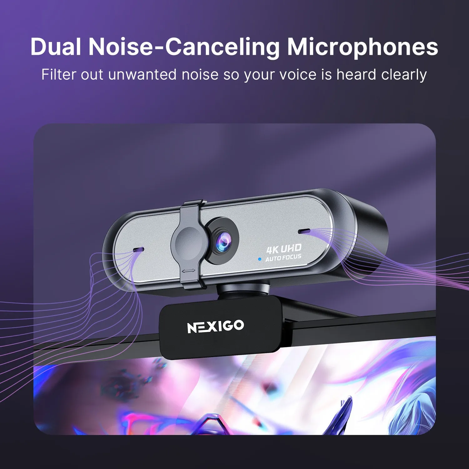 NexiGo N660P Pro 4K-webcam autofocus