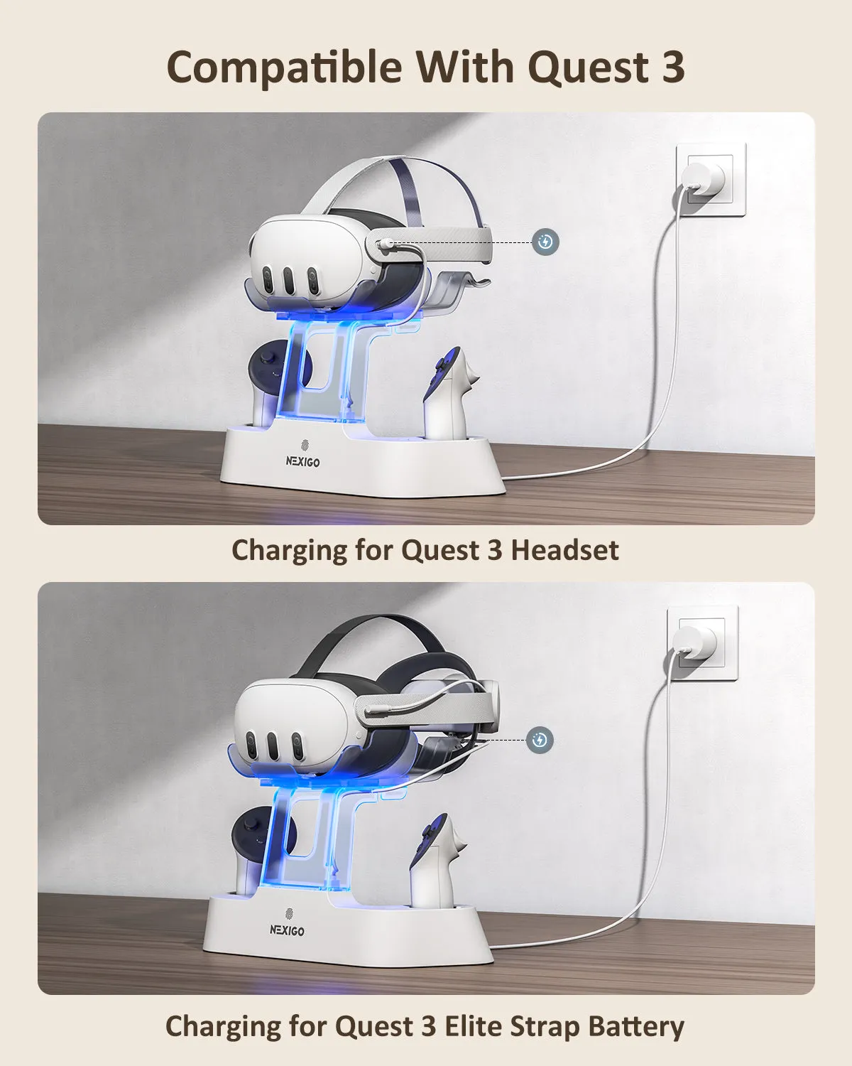 NexiGo Meta Quest oplaadstation