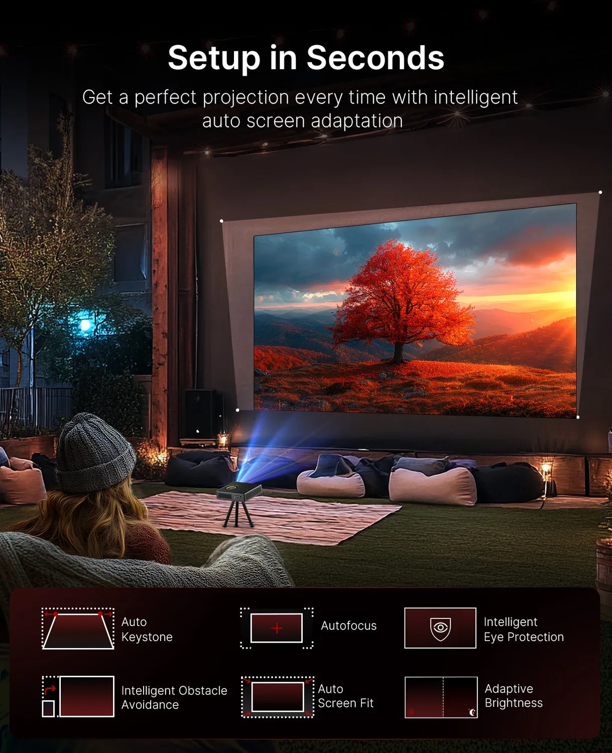 NexiGo Nova Mini Smart laserprojector