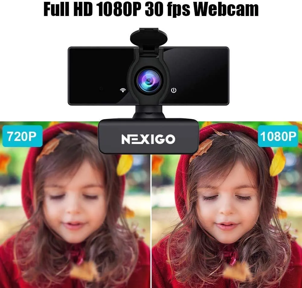 NexiGo N660 1080p webcam fixed focus