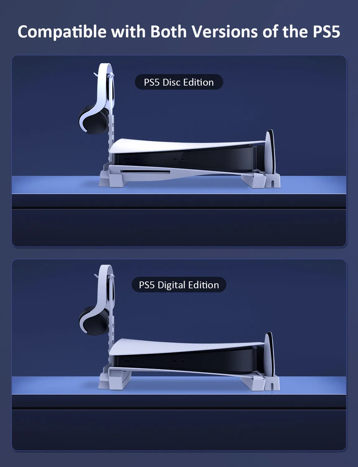NexiGo PS5 horizontale standaard modulair systeem
