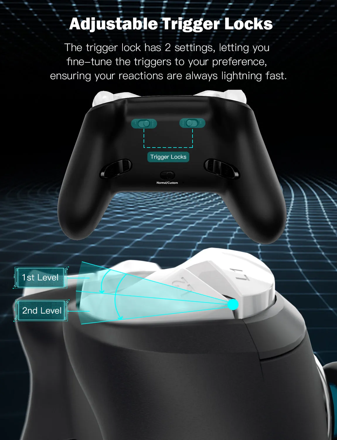 NexiGo NS90 Elite Switch controller zwart
