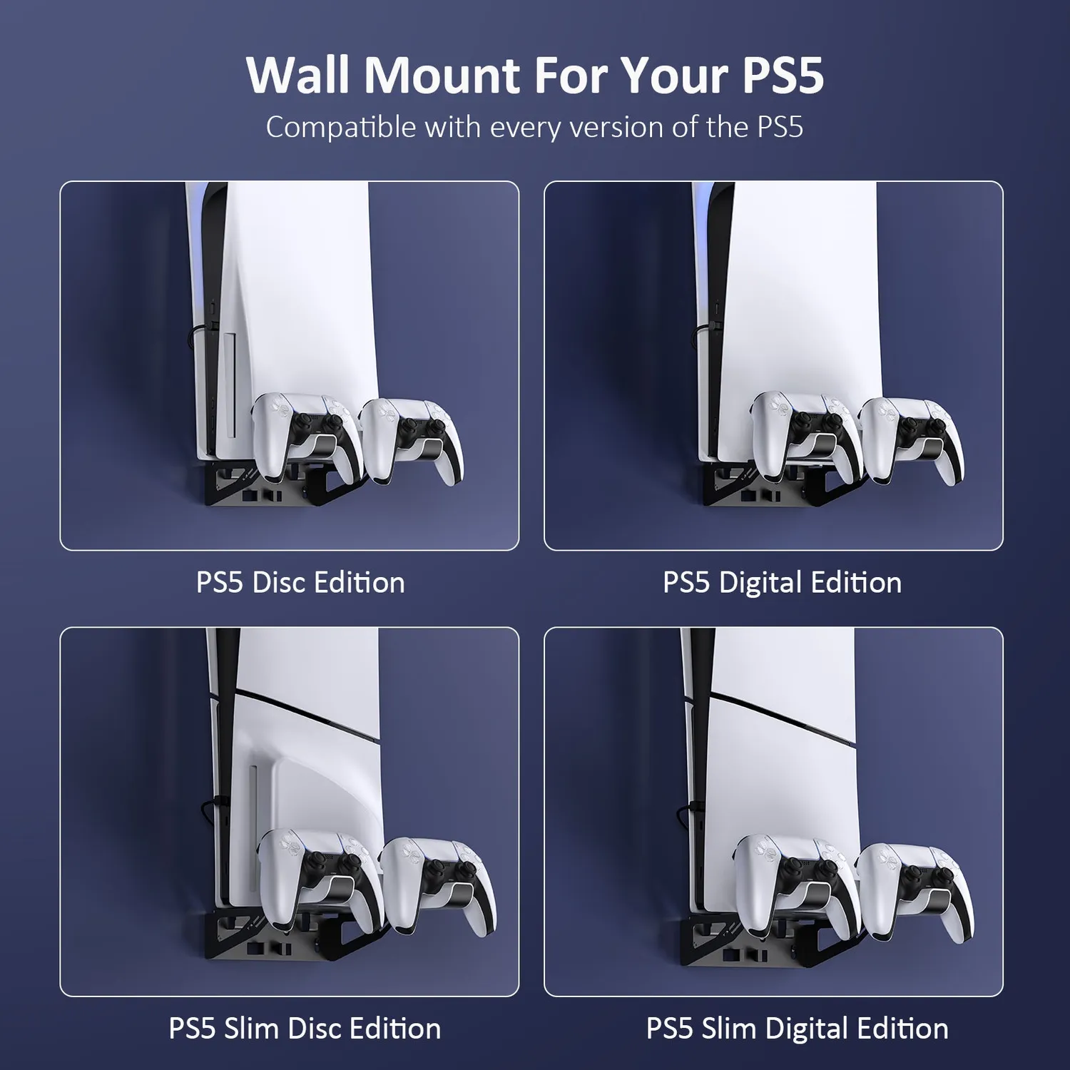 NexiGo PS5 Wall Mount Kit wandhouder